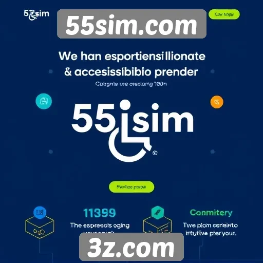 Acessibilidade e experiência do usuário no 55sim.com